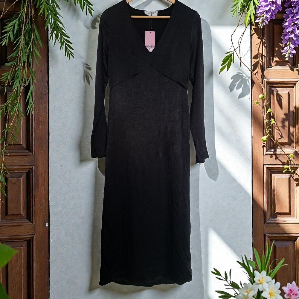 New Smash + Tess Sloane Maxi Dress Midnight Black Made In Canada 🇨🇦